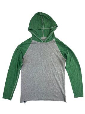 Duckworth Men's M Vapor Wool Hoodie Raglan Sleeve Shirt Base Layer USA Made